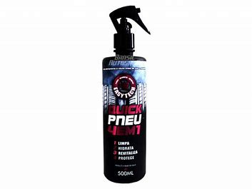Quick Pneu 4 Em 1, 500 Ml - Limpeza, Proteção, Revitalização E Hidratação De Pneus 
