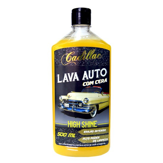 Shampoo Lava Auto Com Cera High Shine 1:200 - 500ml - Cadillac