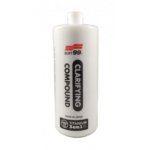 Composto Polidor 3 Em 1 Corte Refino E Lustro 1 Litro - Clarifying - Soft99