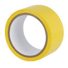 Fita Crepe Amarela 24mmx20m - 1 Unidade - Rotta