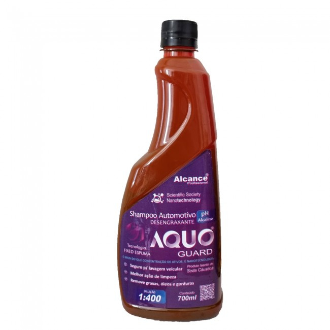 Aquo Guard Shampoo Automotivo Desengraxante - 700 Ml - Alcance 