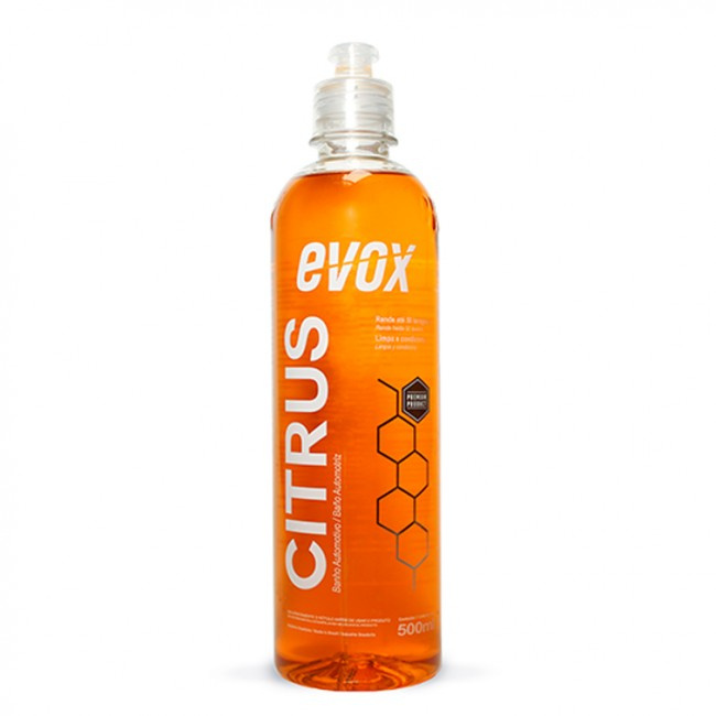 Citrus Shampoo Automotivo Evox (500ml) Diluição: Até 1:400