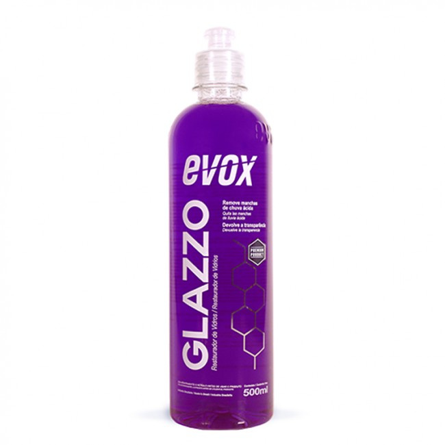 Glazzo - Removedor De Chuva ácida (restaurador De Vidros) - Evox (500ml)