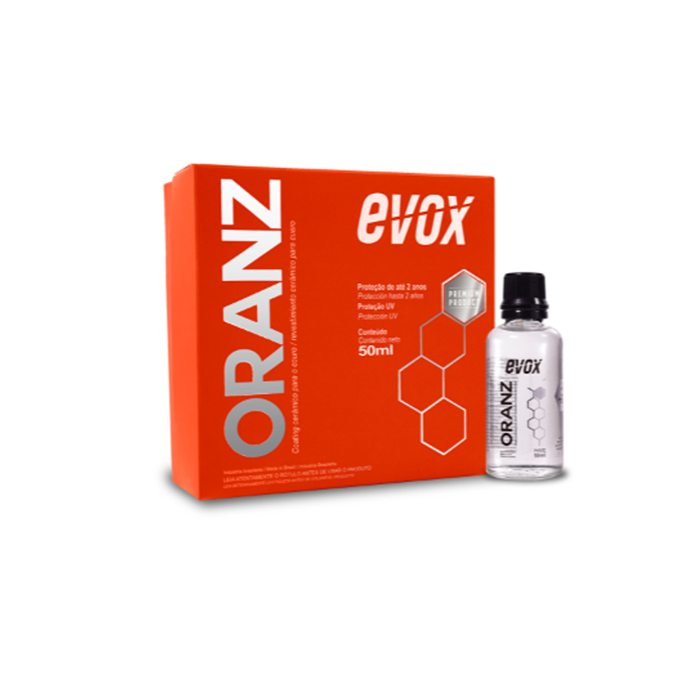 Oranz Ceramic Coating Vitrificador Para Couro 50ml - Evox