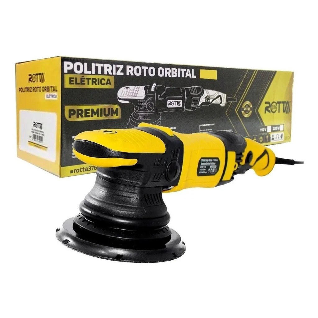 Politriz Roto Orbital Premium 15mm 810w - 220v Rotta