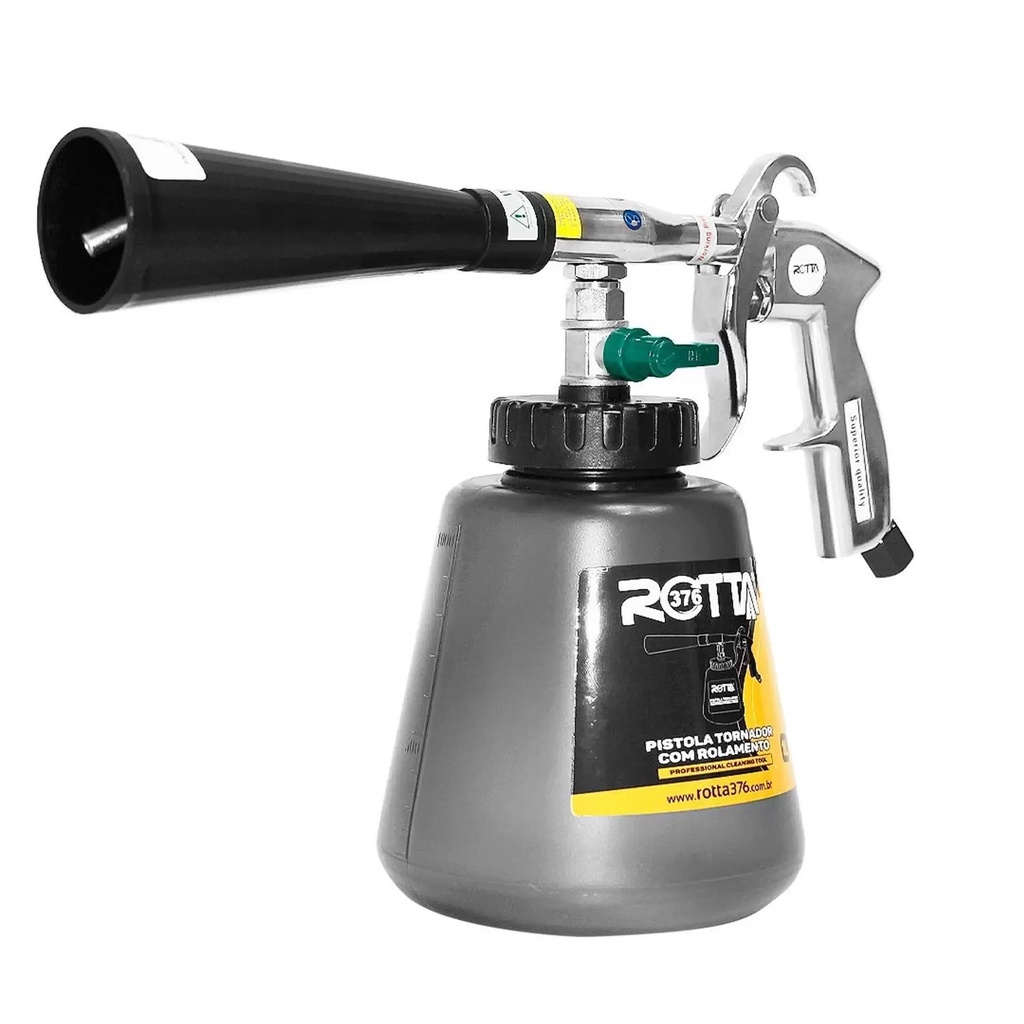 Pistola Tornador Pneumático De Limpeza Rolamentado - Rotta 