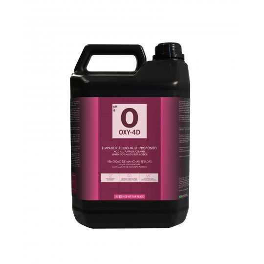 Oxy 4d Tira Manchas Concentrado Com Peróxido De Hidrogênio 5 Litros - Easytech 