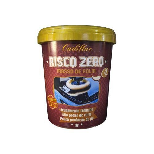 Risco Zero Massa De Polir Nº 2, 1kg - Cadillac 