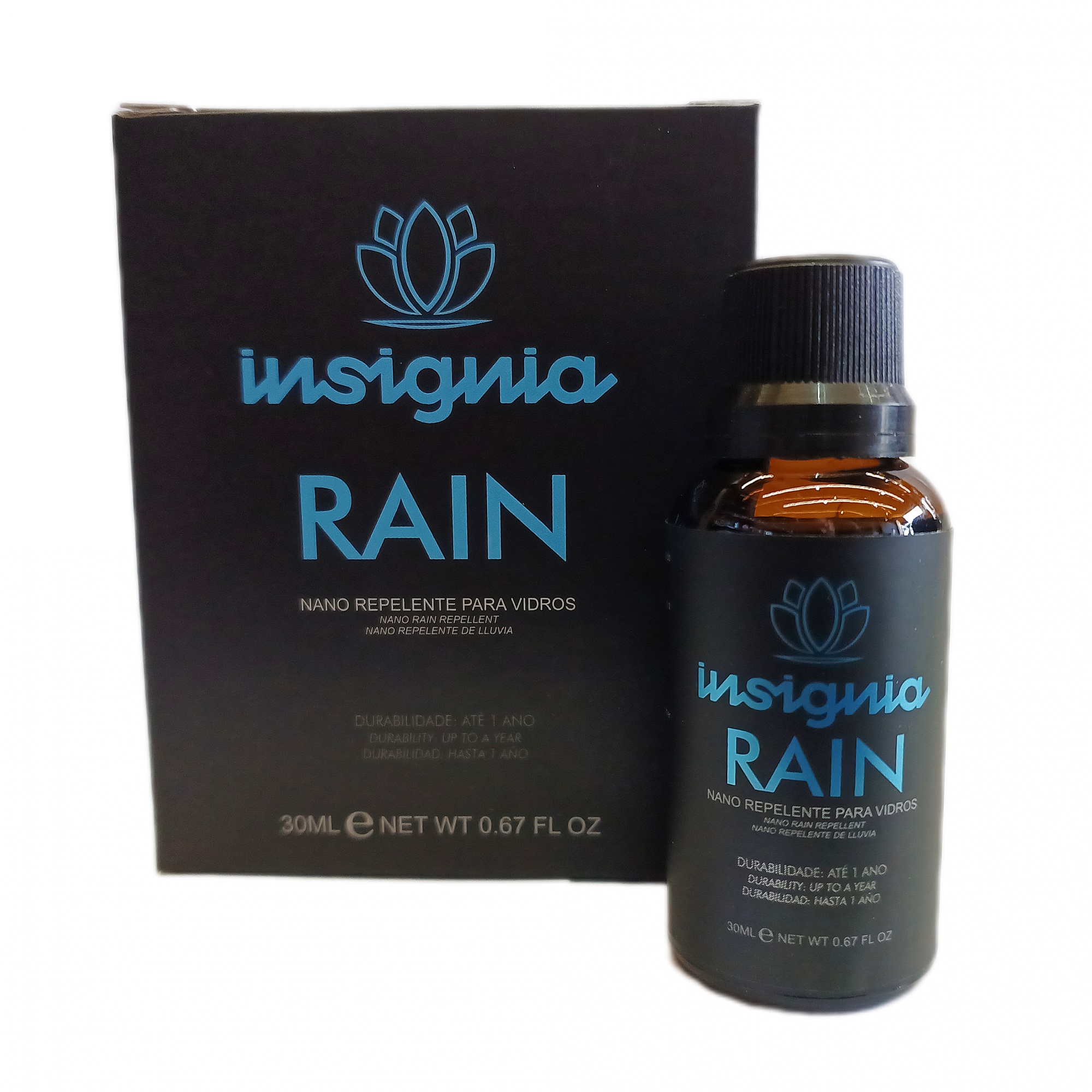 Insignia Rain Nano Repelente De Vidros E Parabrisa, 30ml - Easy Tech