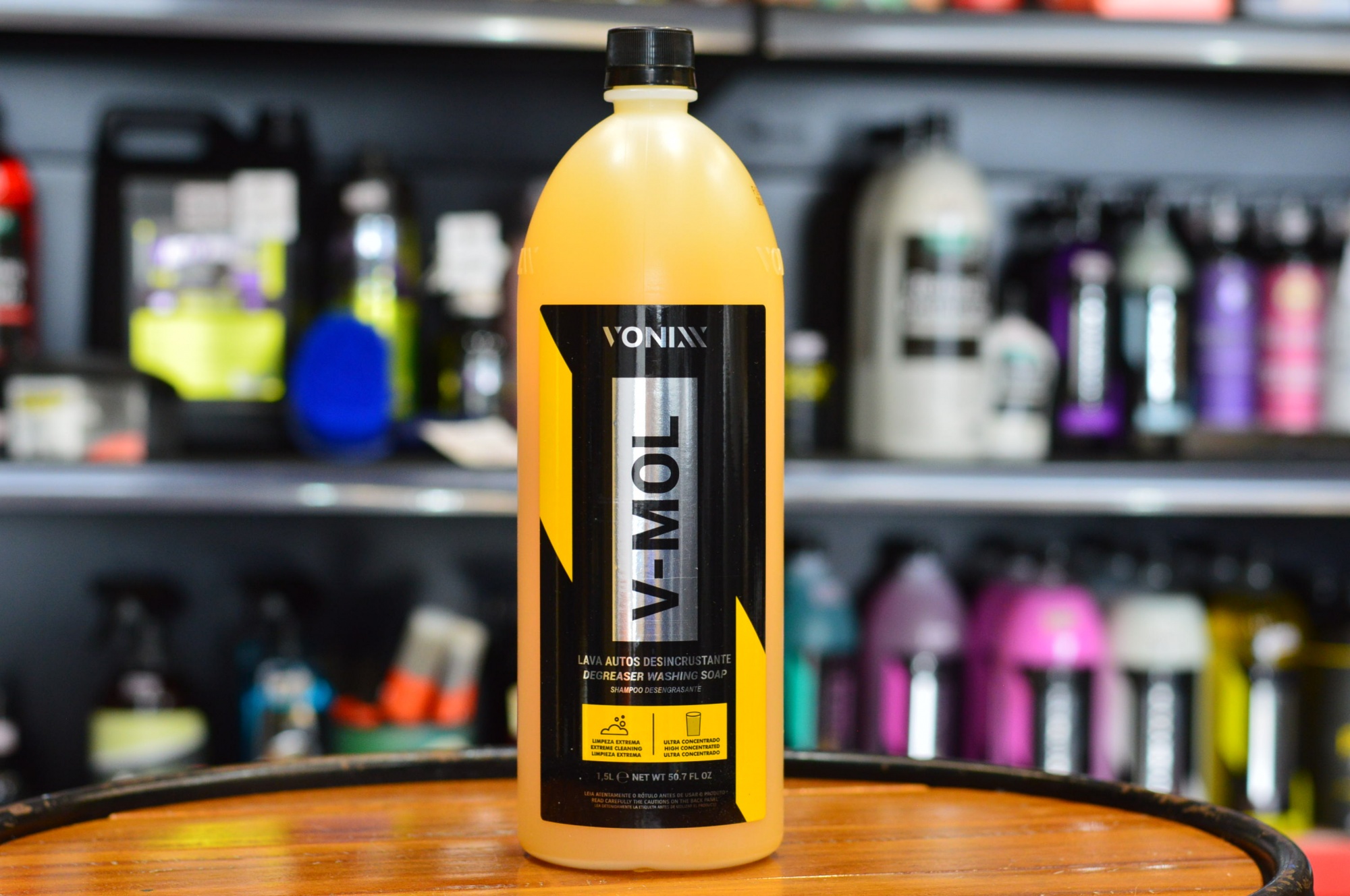 V-Mol Cereja Intenso Lava Autos  Desincrustrante 1,5L - Vonixx