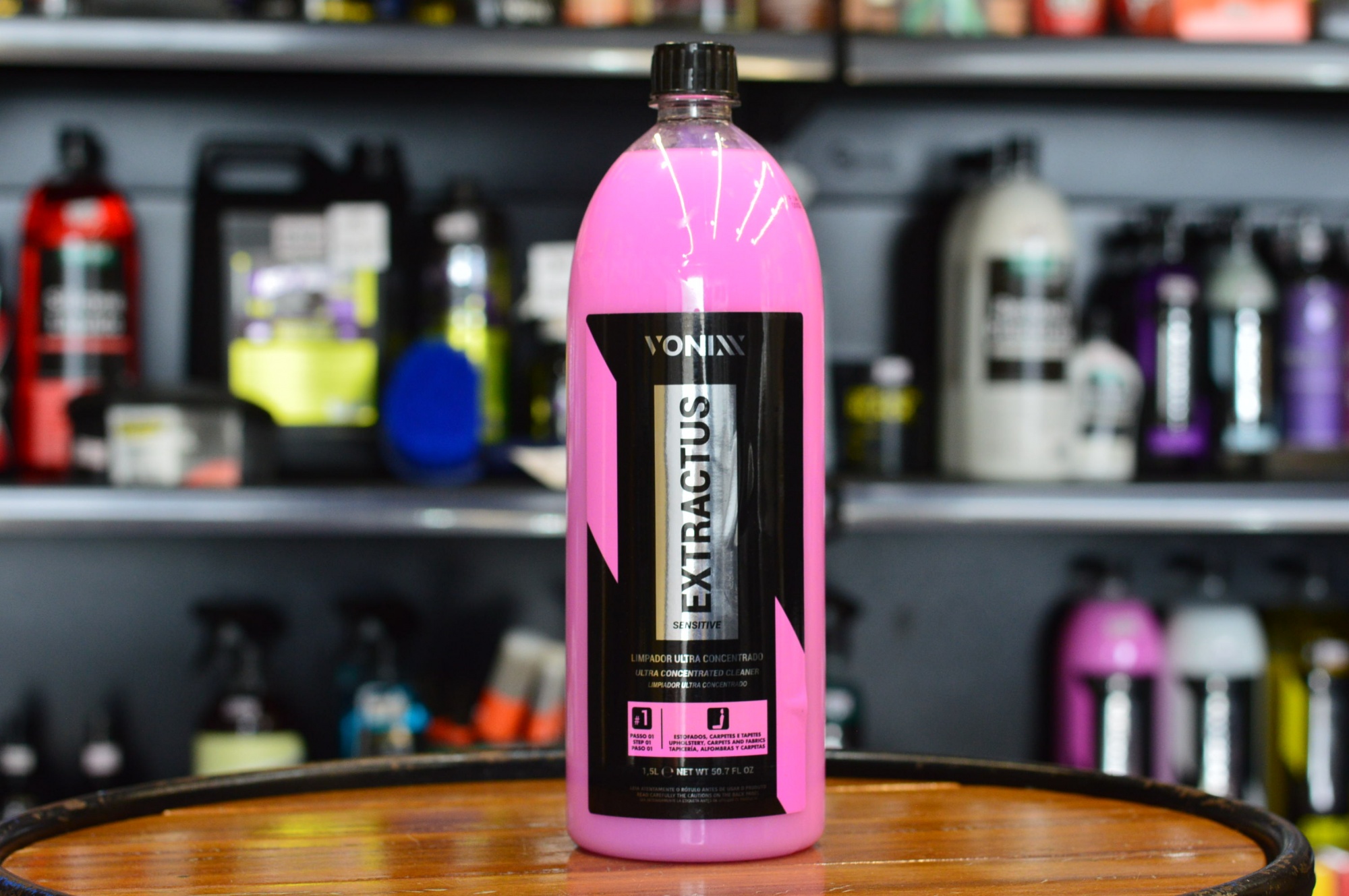 Extractus Sensitive Limpador Ultra Concentrado Para Tecidos Delicados E Fibras Naturais 1,5l - Vonixx