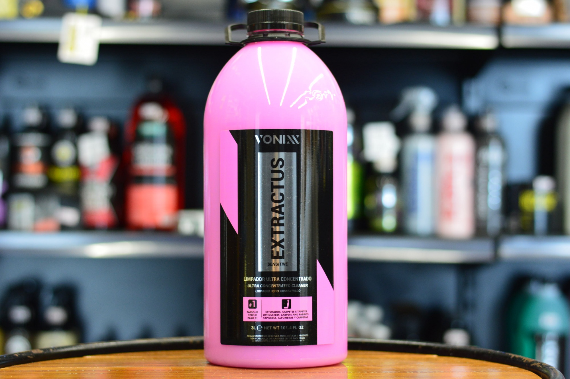 Extractus Sensitive Limpador Ultra Concentrado Para Tecidos Delicados E Fibras Naturais 3L - Vonixx