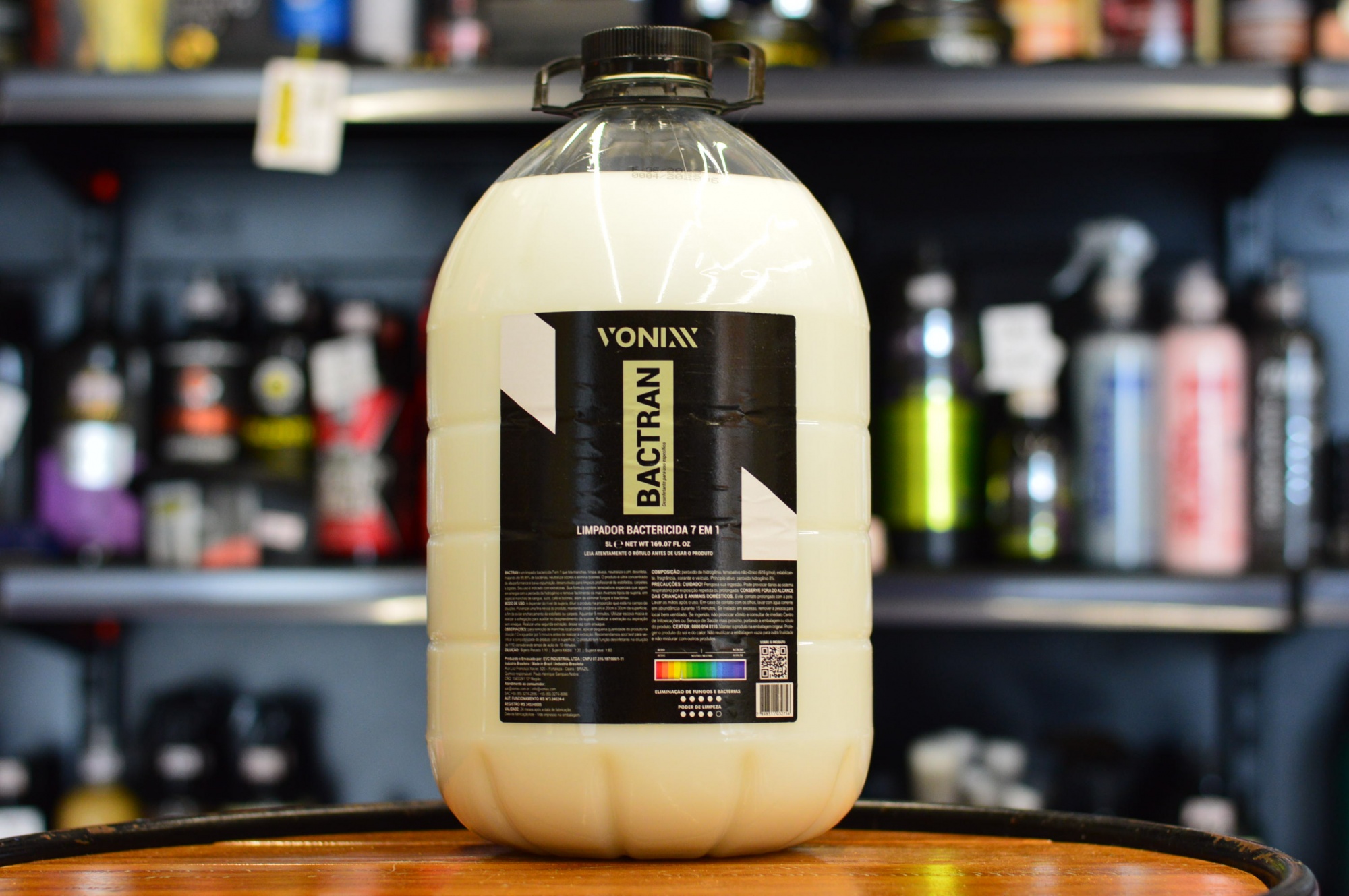 Bactran Limpador Bactericida 7 Em 1, 5L - Vonixx