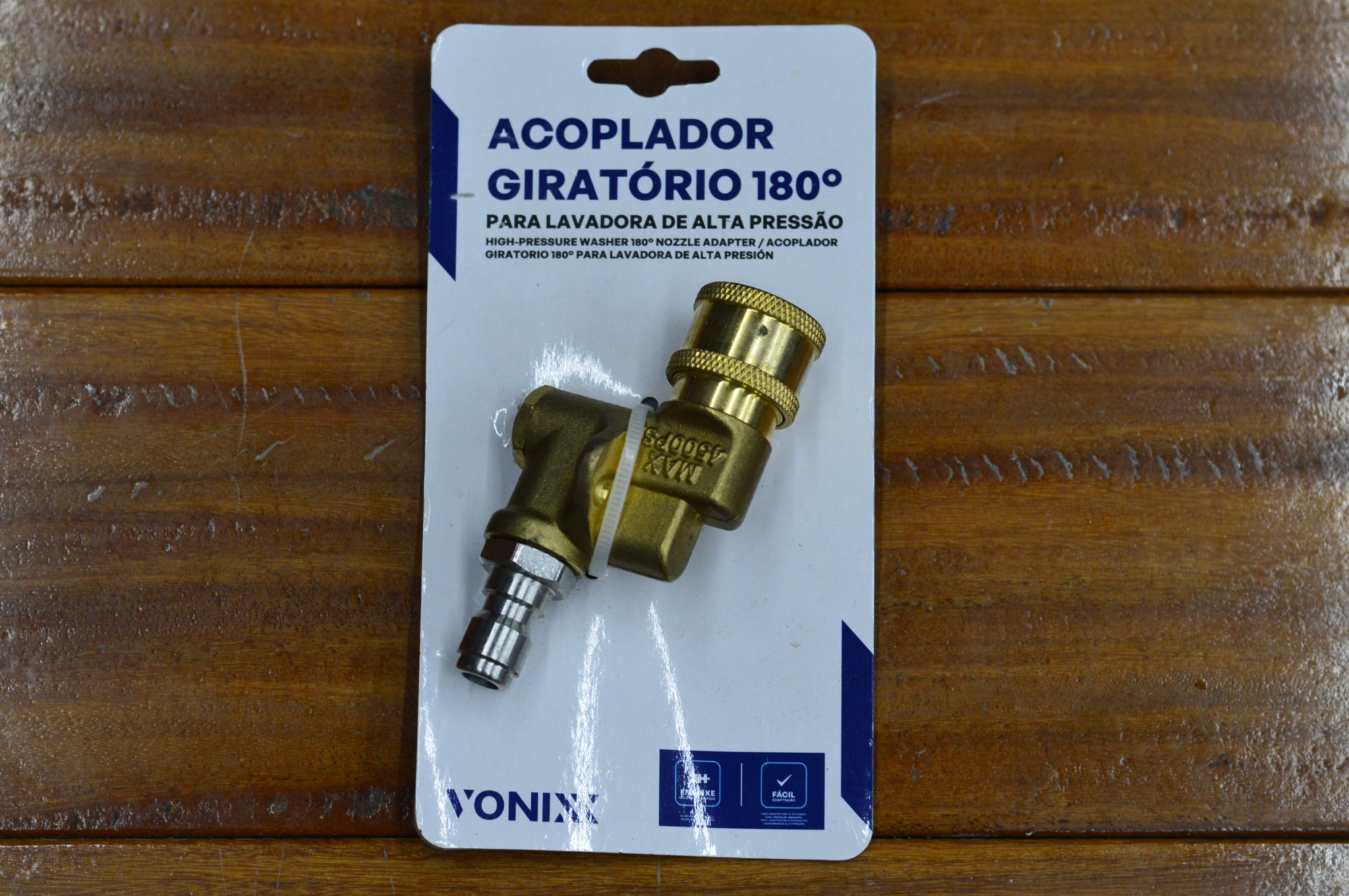 Acoplador Giratorio 180º Para Lavadora De Alta Pressão - Vonixx