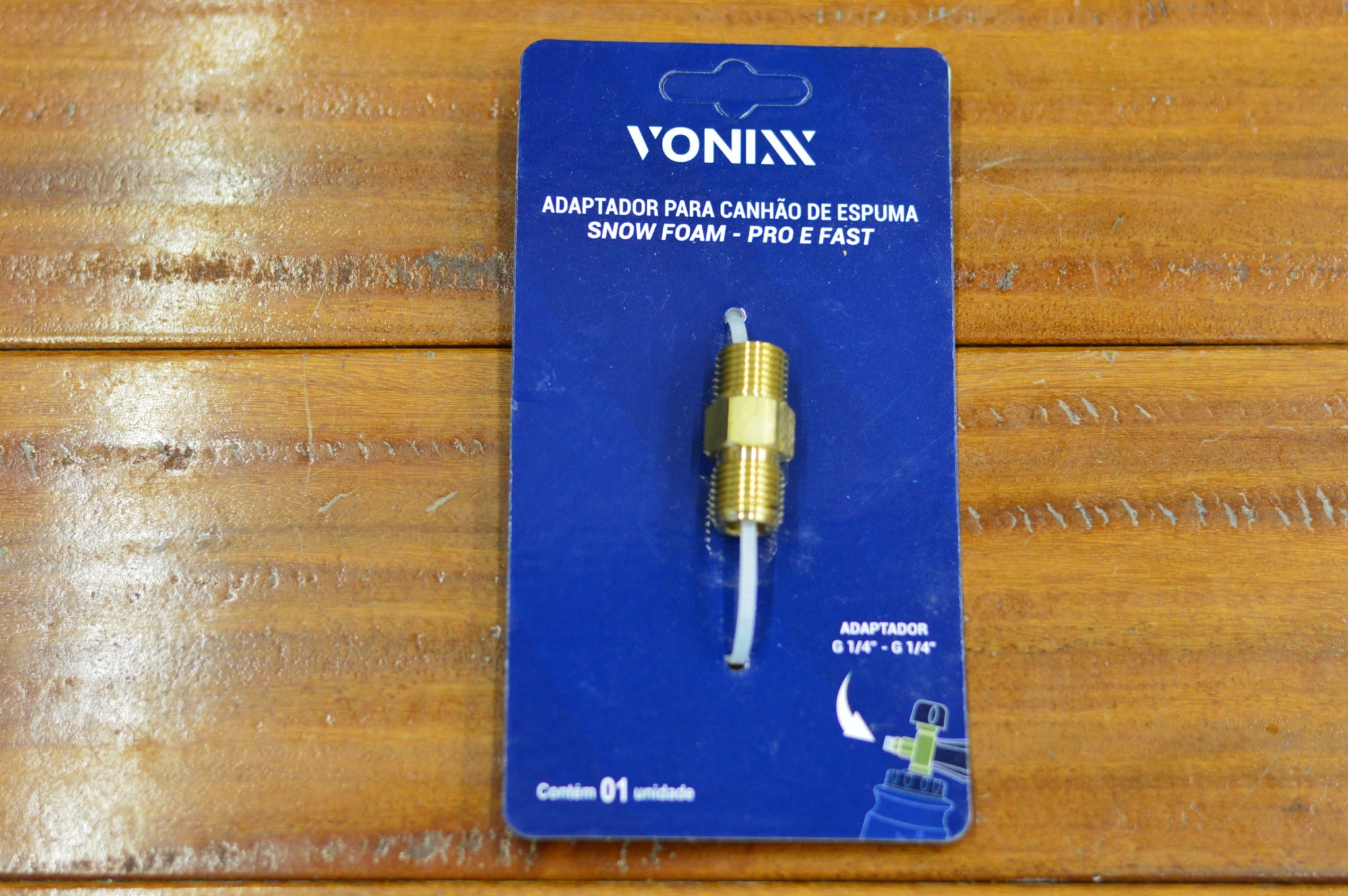 Adaptador Para Canhão De Espuma Snow Foam G1/4"-G1/4" - Vonixx