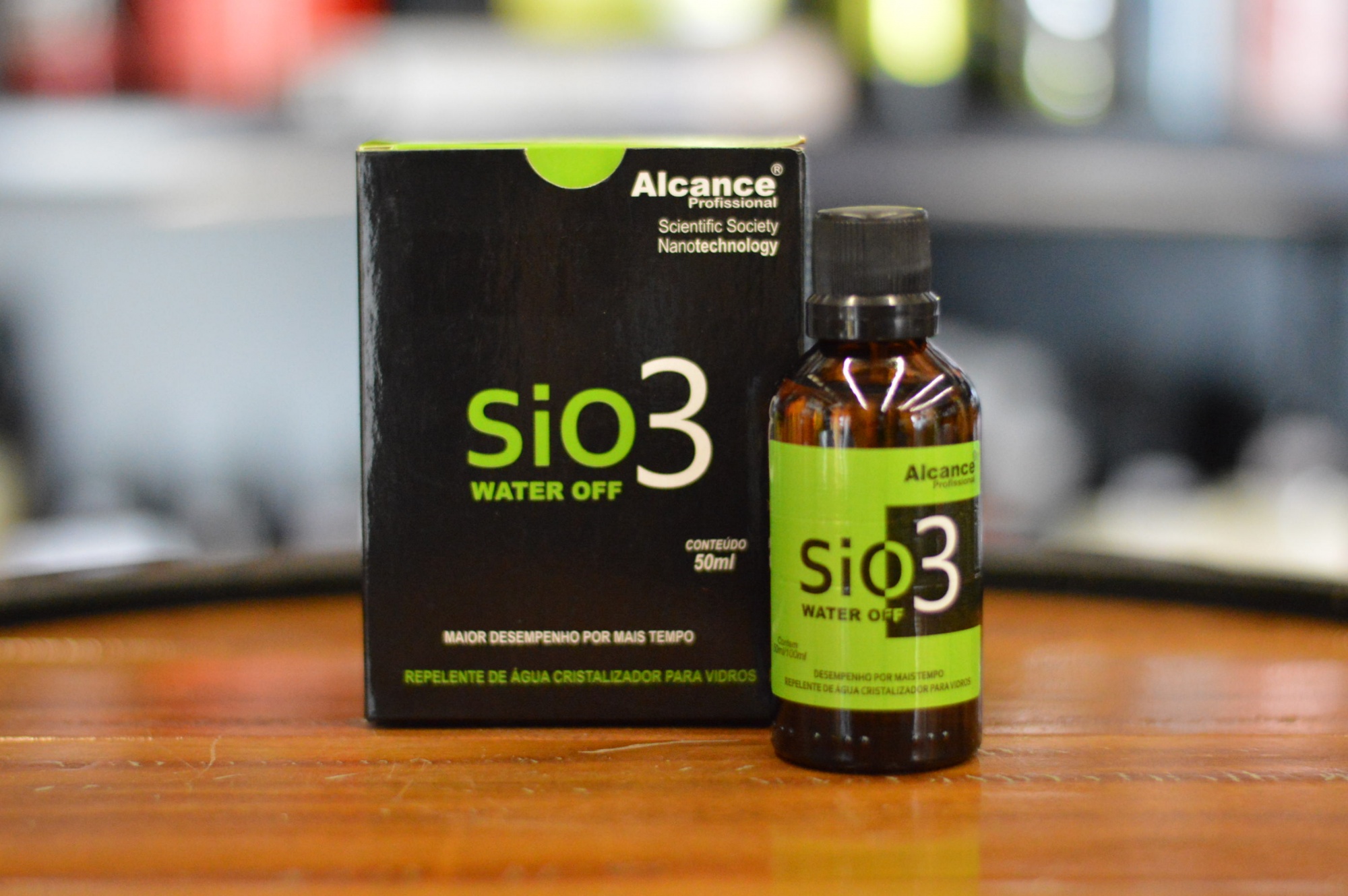 Sio3 Water Off (cristalizador De Vidros) 50 Ml - Alcance 