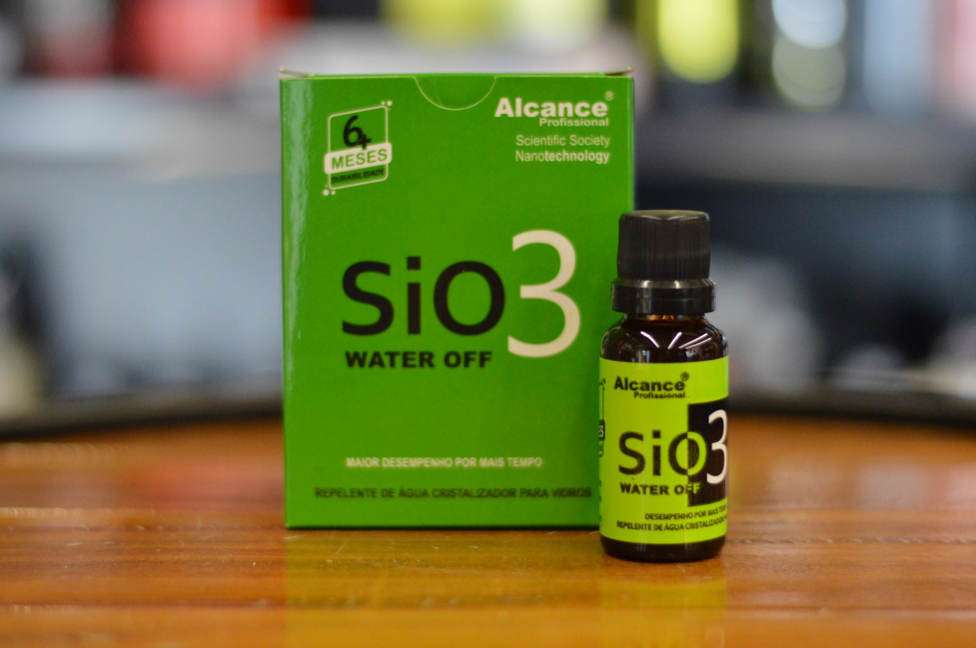 Sio3 Water Off (cristalizador De Vidros) 20ml - Alcance 