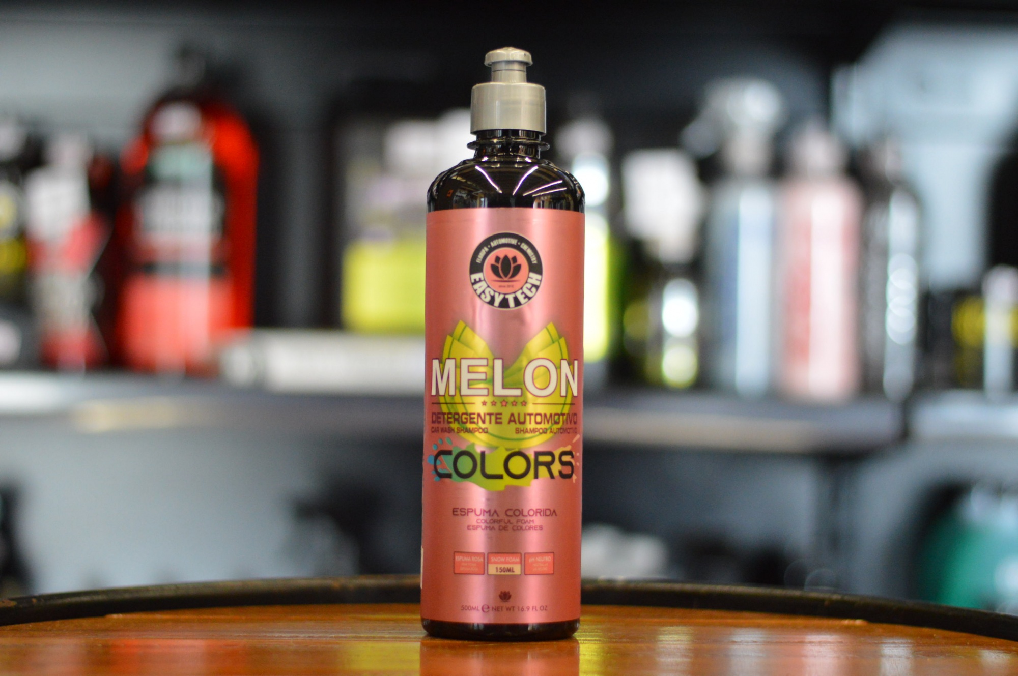 Melon Color  - Shampoo Automotivo Espuma Rosa 500ml - Easy Tech