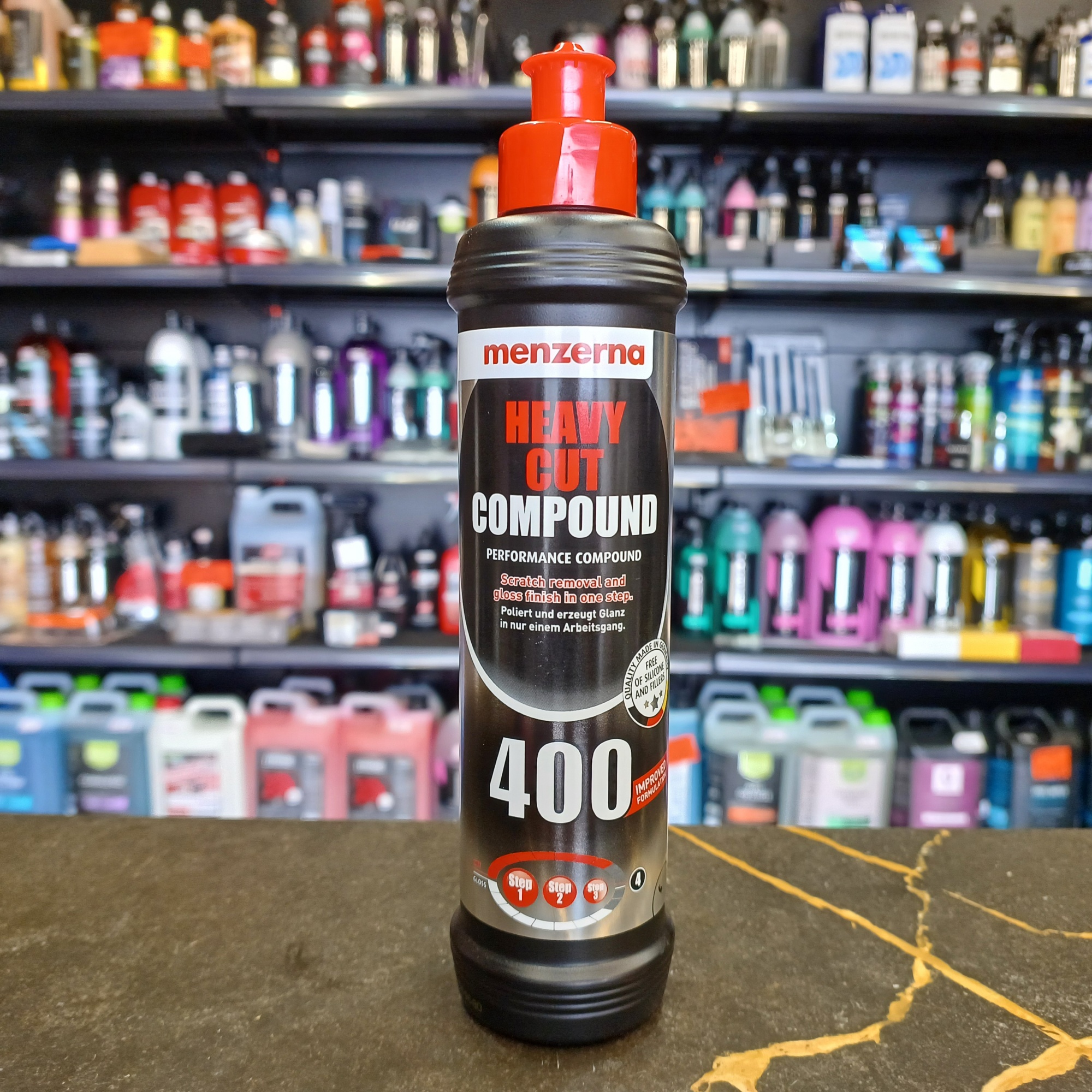 Heavy Cut Compound 400, 250ml. Menzerna