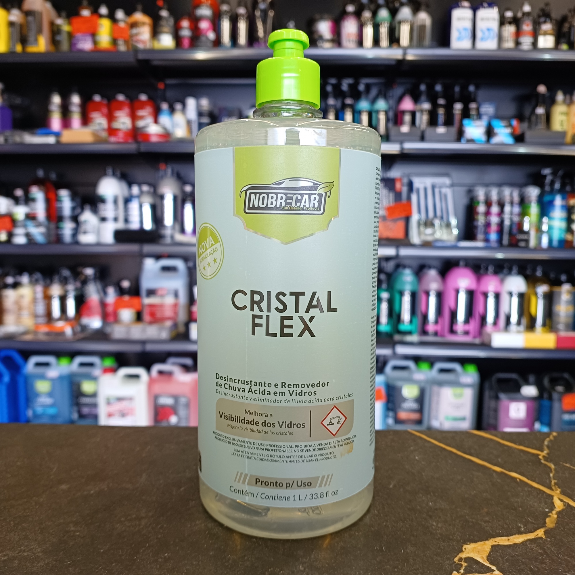 Removedor De Chuva Acida Cristal Flex 1 Litro. Nobrecar