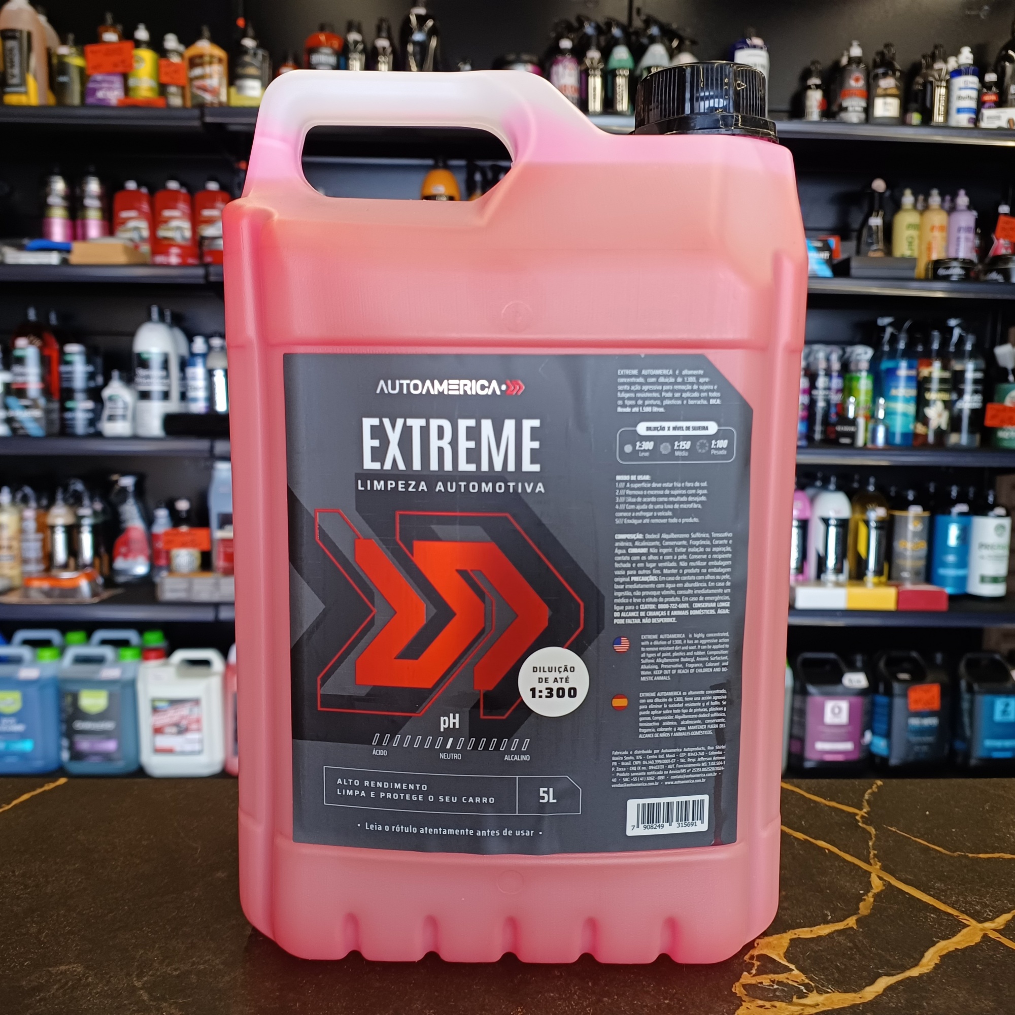 Shampoo Neutro Extreme 1:300, 5 Litros. AutoAmerica