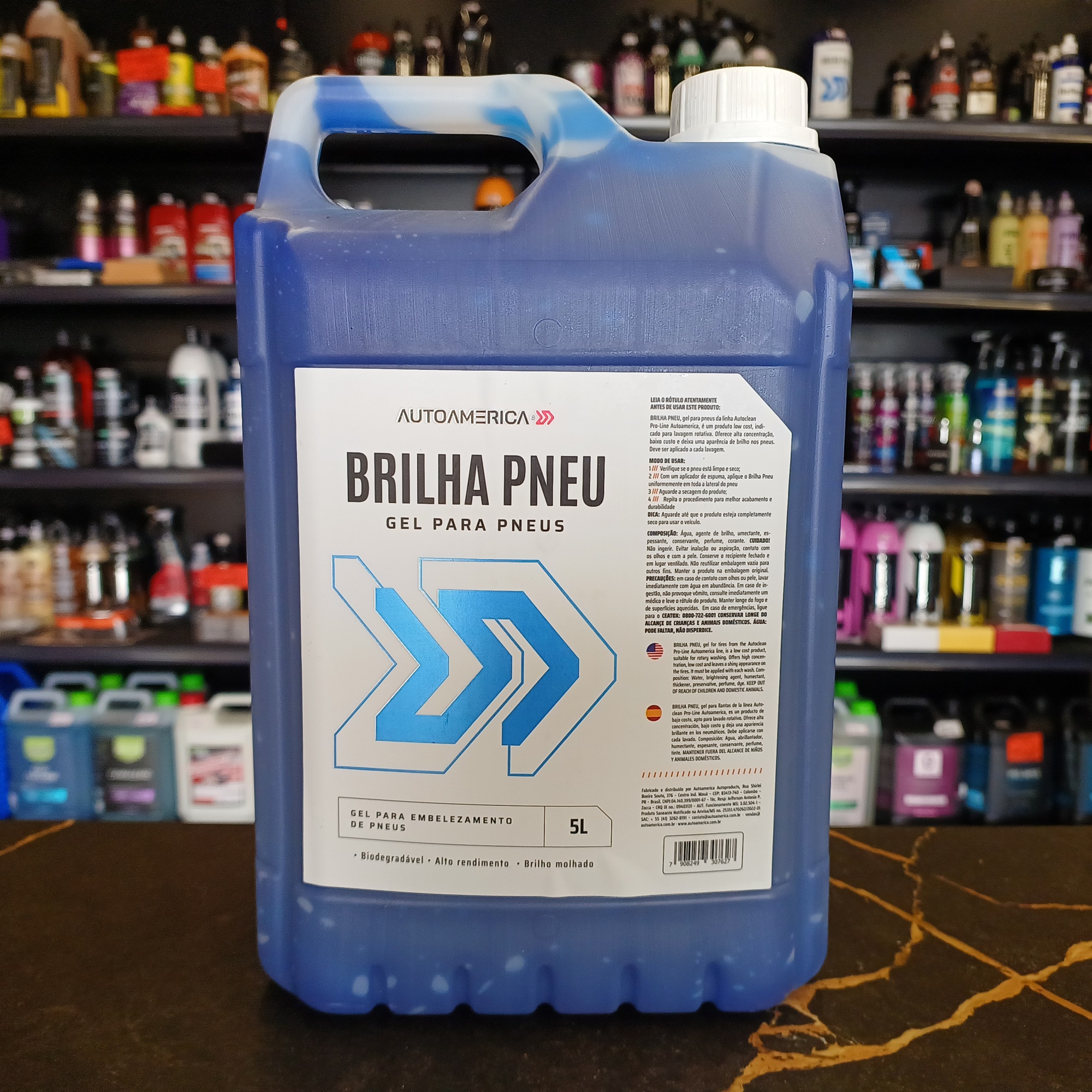 Brilha Pneu 5 Litros. AutoAmerica