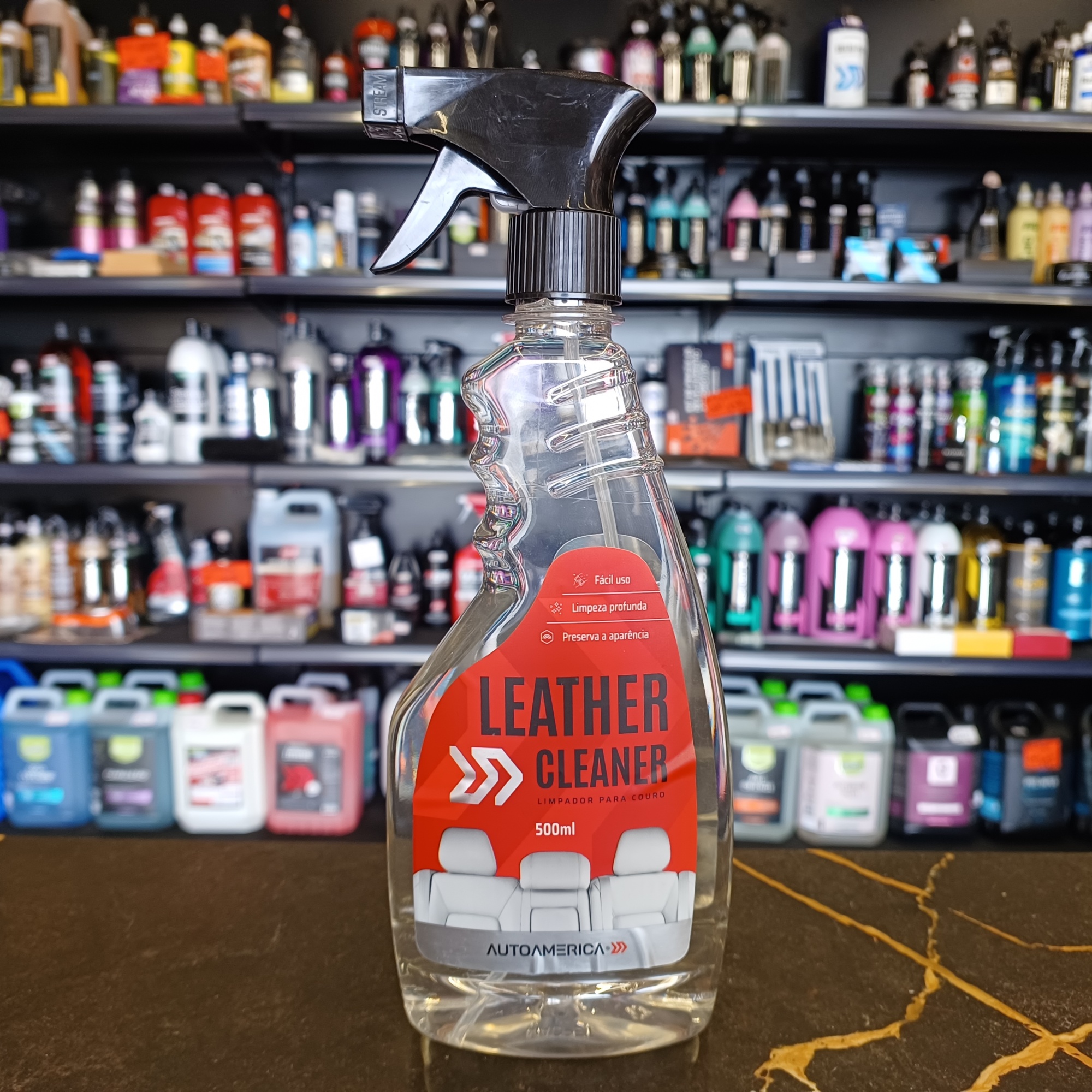Limpa Couro Leather Cleaner 500ml. AutoAmerica