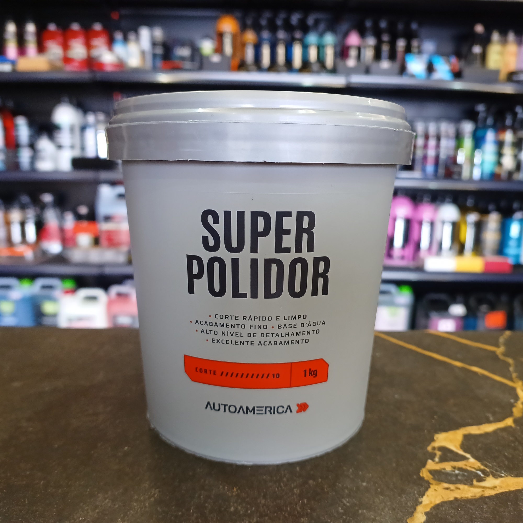 Massa De Polir Super Polidor 1kg. AutoAmerica