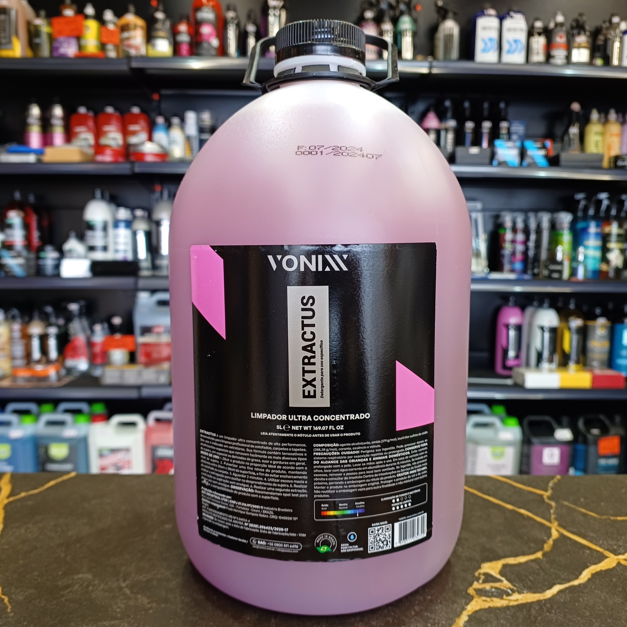 Extractus Limpador Ultra Concentrado 5L - Vonixx